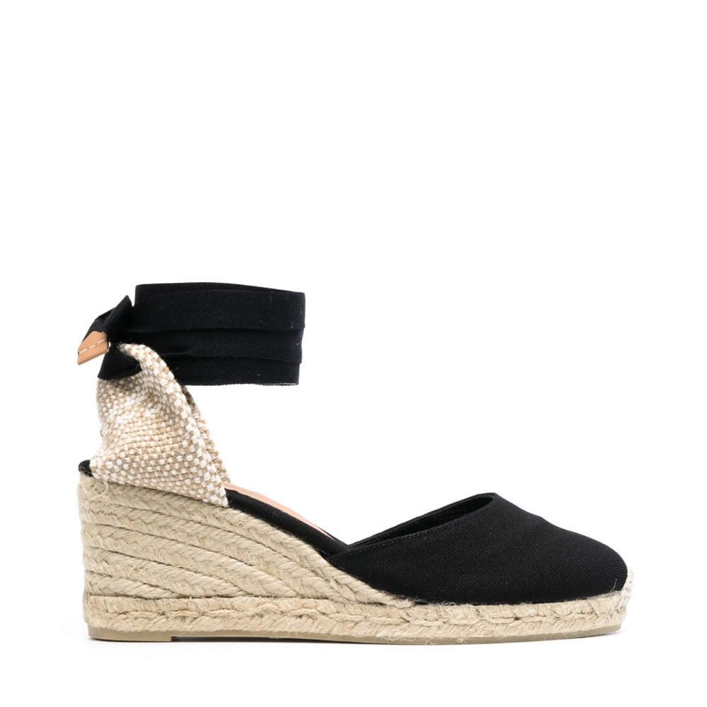 Castaner Carina lace-up Espadrille Wedges（80mm）